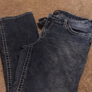 Silver bootcut jeans